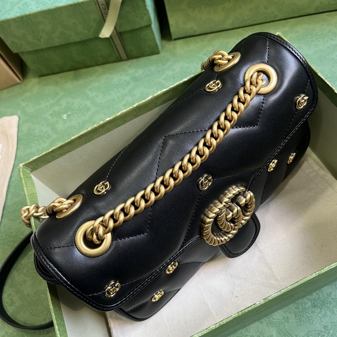 Gucci GG Marmont Small Shoulder Bag - DesignerGu