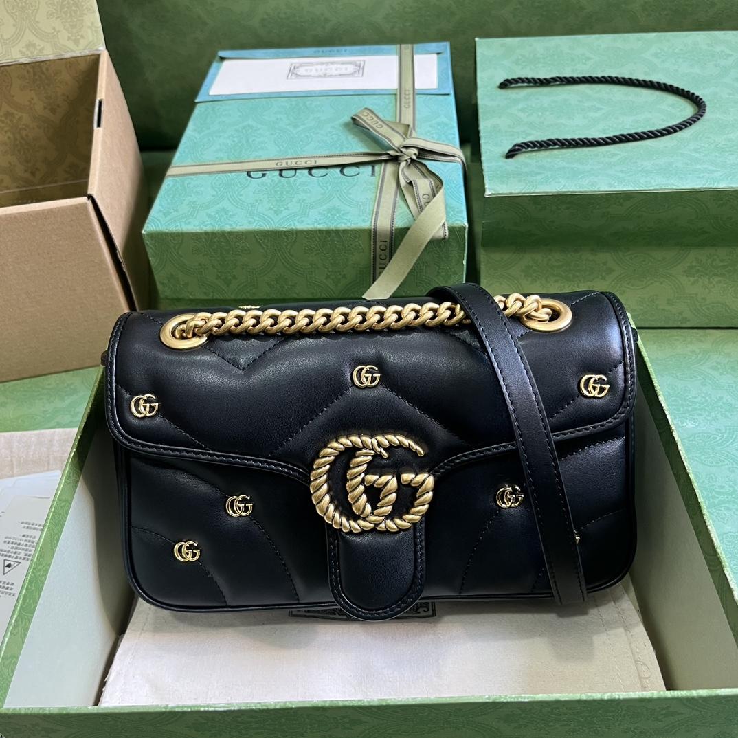 Gucci GG Marmont Small Shoulder Bag - DesignerGu