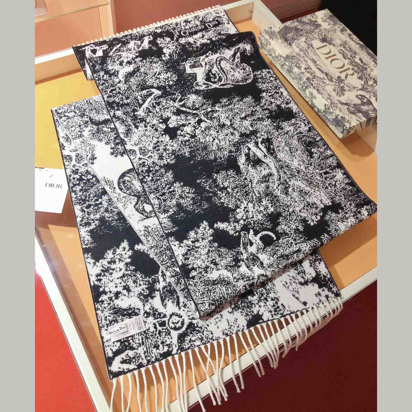 Dior Toile De Jouy Sauvage Scarf  - DesignerGu