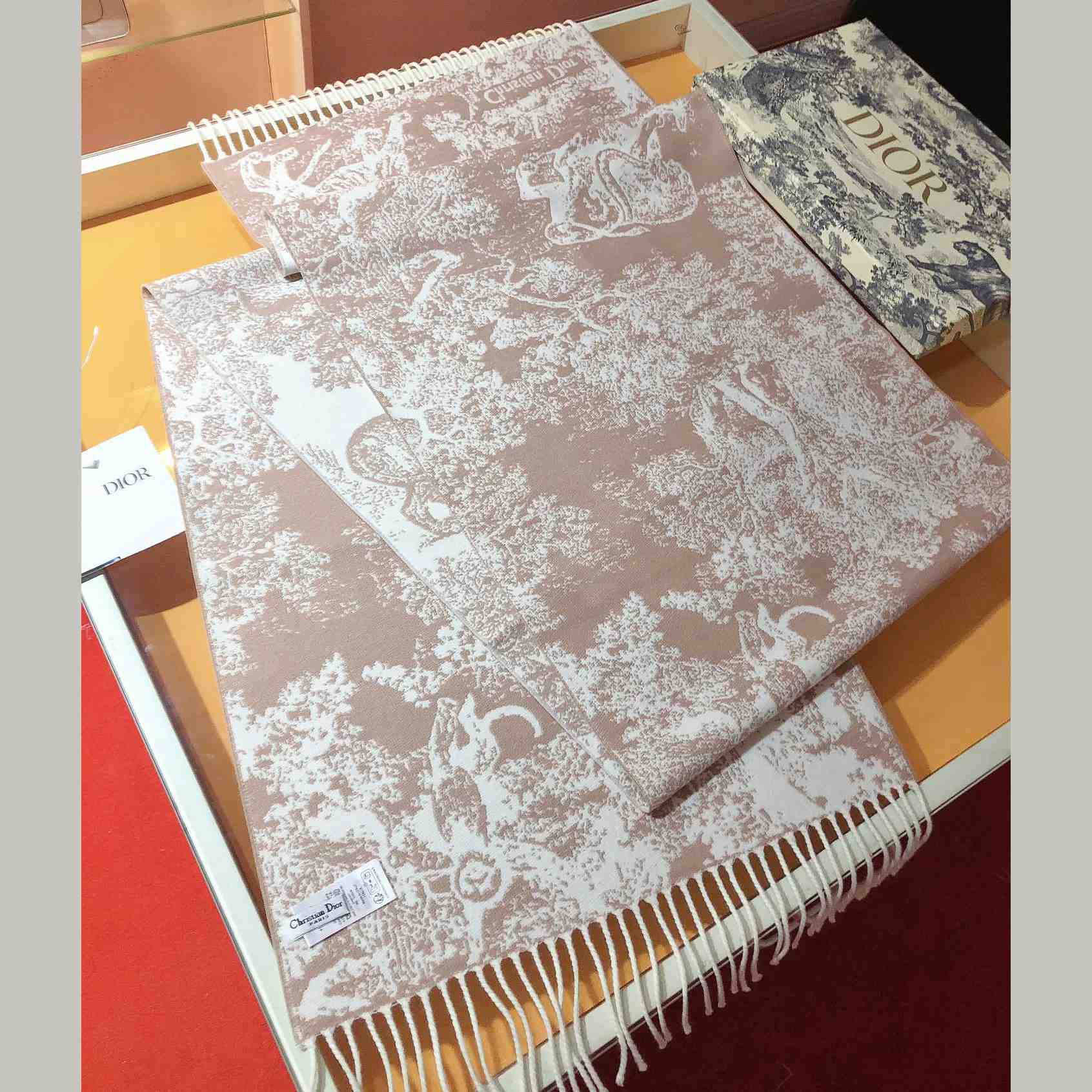 Dior Toile De Jouy Sauvage Scarf  - DesignerGu