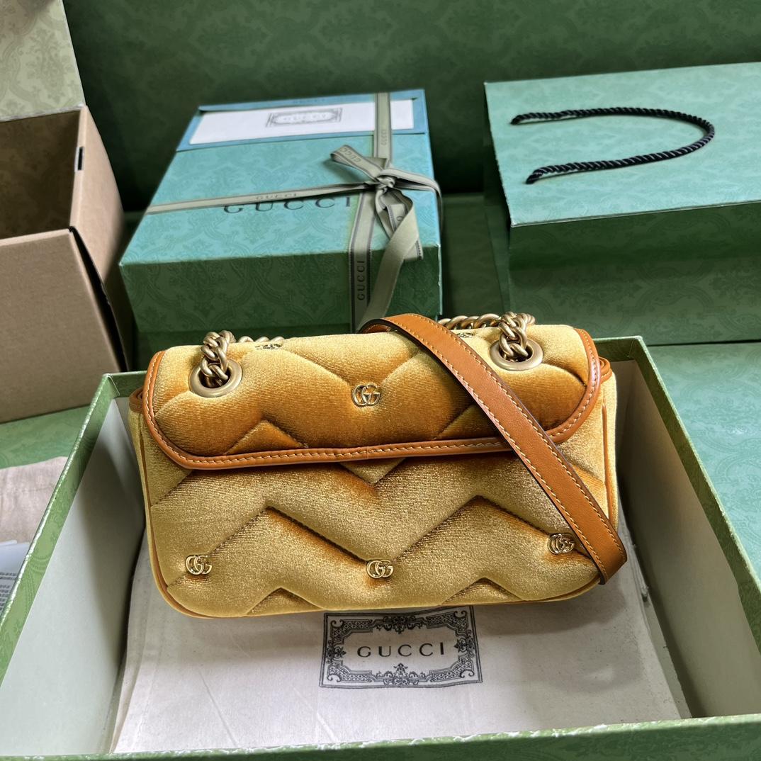 Gucci GG Marmont Mini Shoulder Bag - DesignerGu