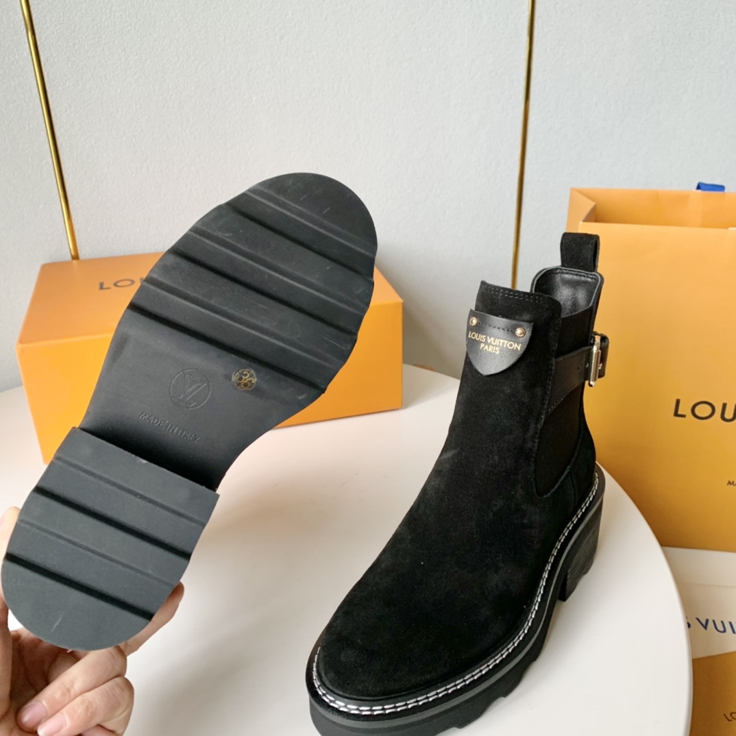 Louis Vuitton LV Beaubourg Ankle Boot - DesignerGu