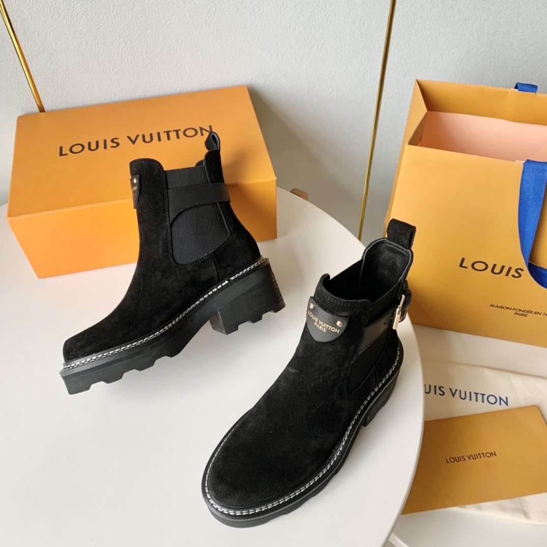 Louis Vuitton LV Beaubourg Ankle Boot - DesignerGu