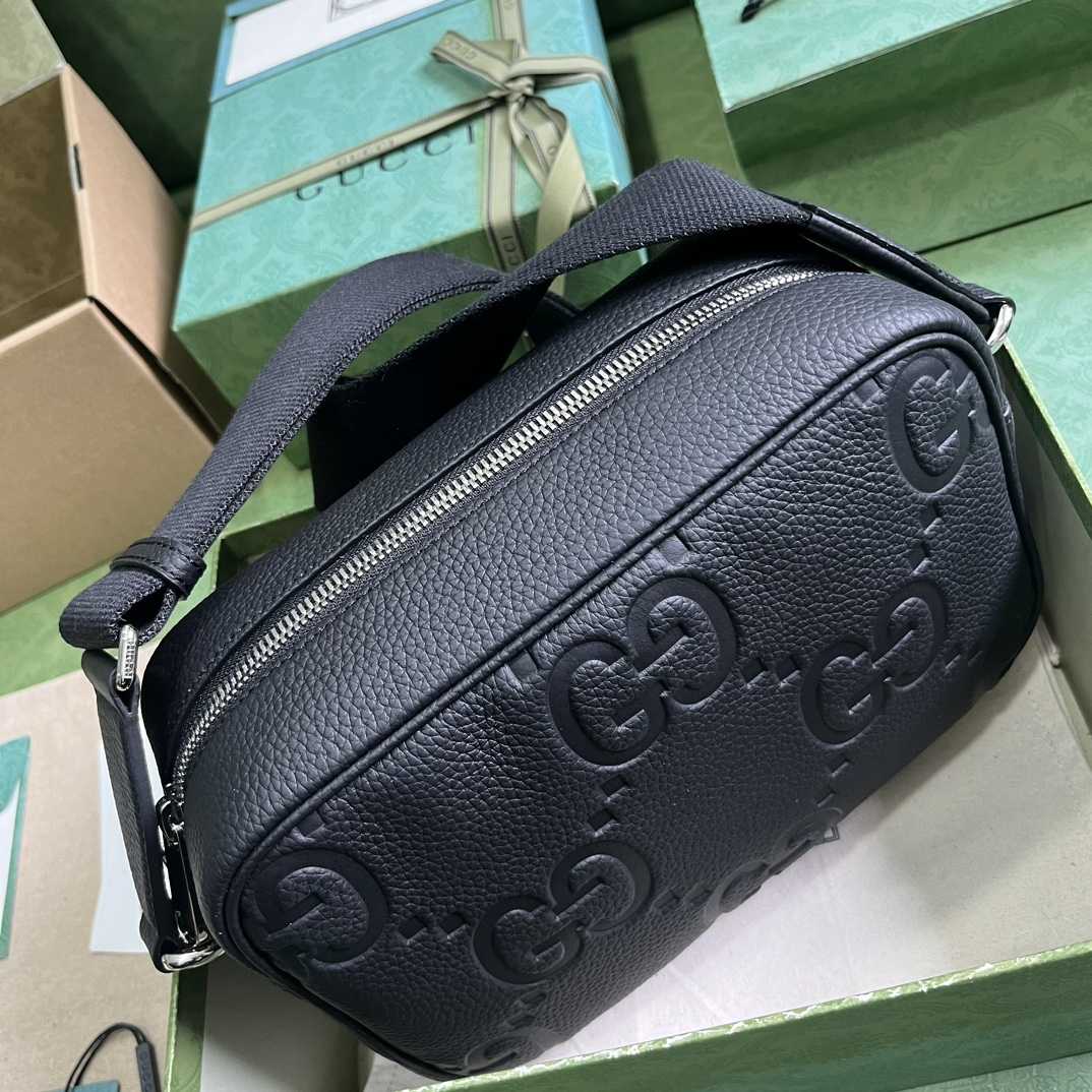 Gucci Jumbo GG Medium Messenger Bag - DesignerGu