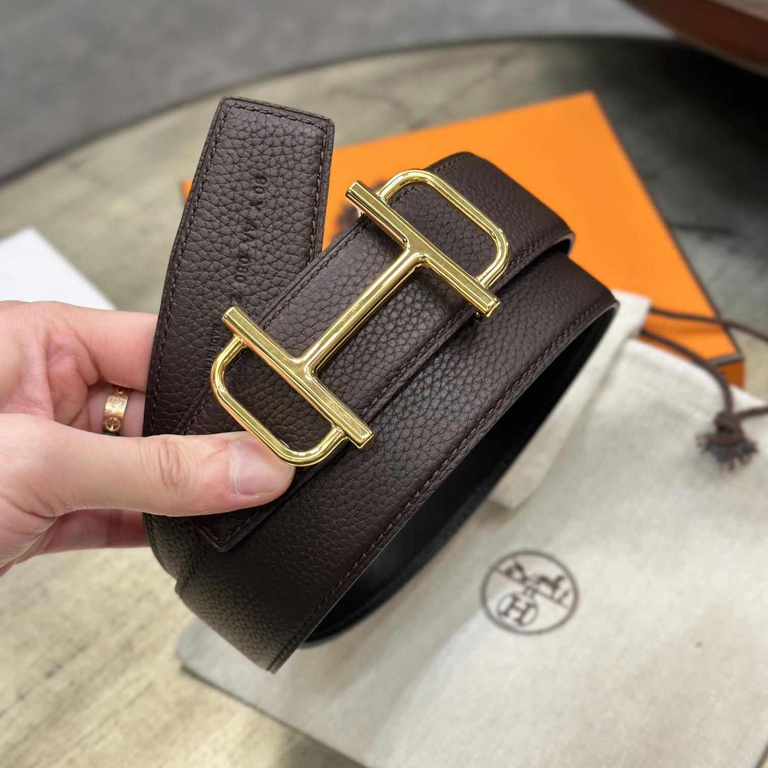 Hermes Royal Belt Buckle & Reversible Leather Strap 38 mm - DesignerGu