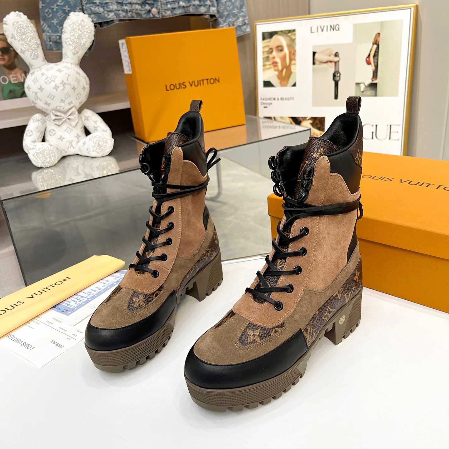 Louis Vuitton Laureate Desert Boots  - DesignerGu