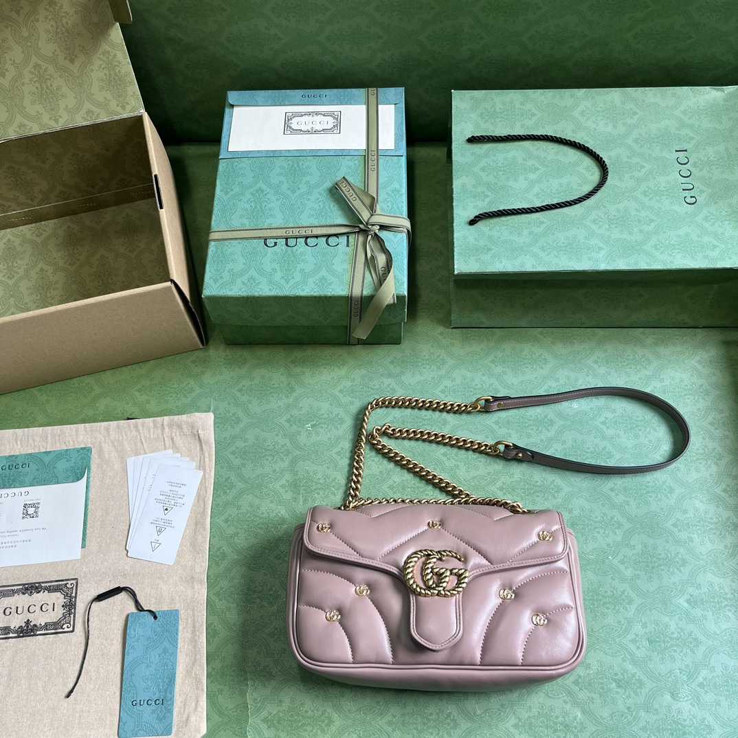 Gucci GG Marmont Small Shoulder Bag - DesignerGu