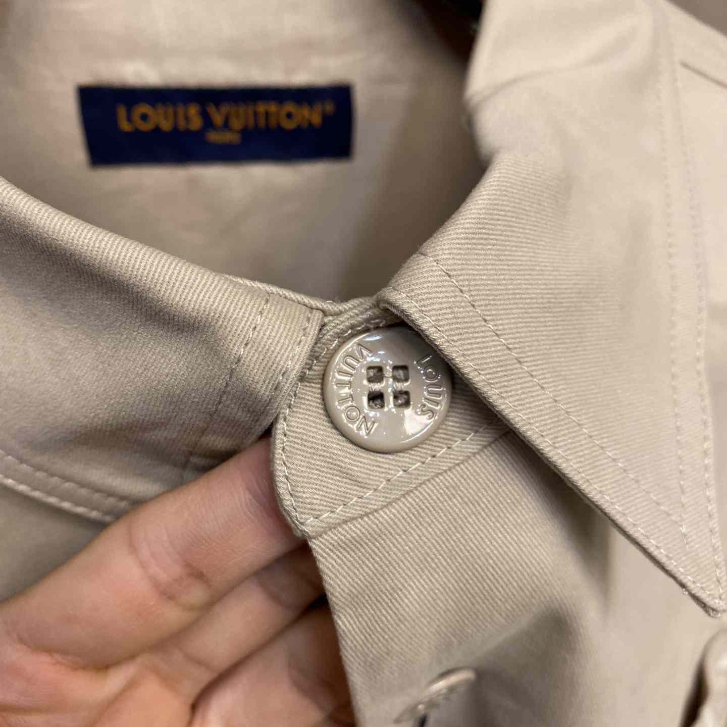 Louis Vuitton Flocked Casual Cotton Overshirt - DesignerGu