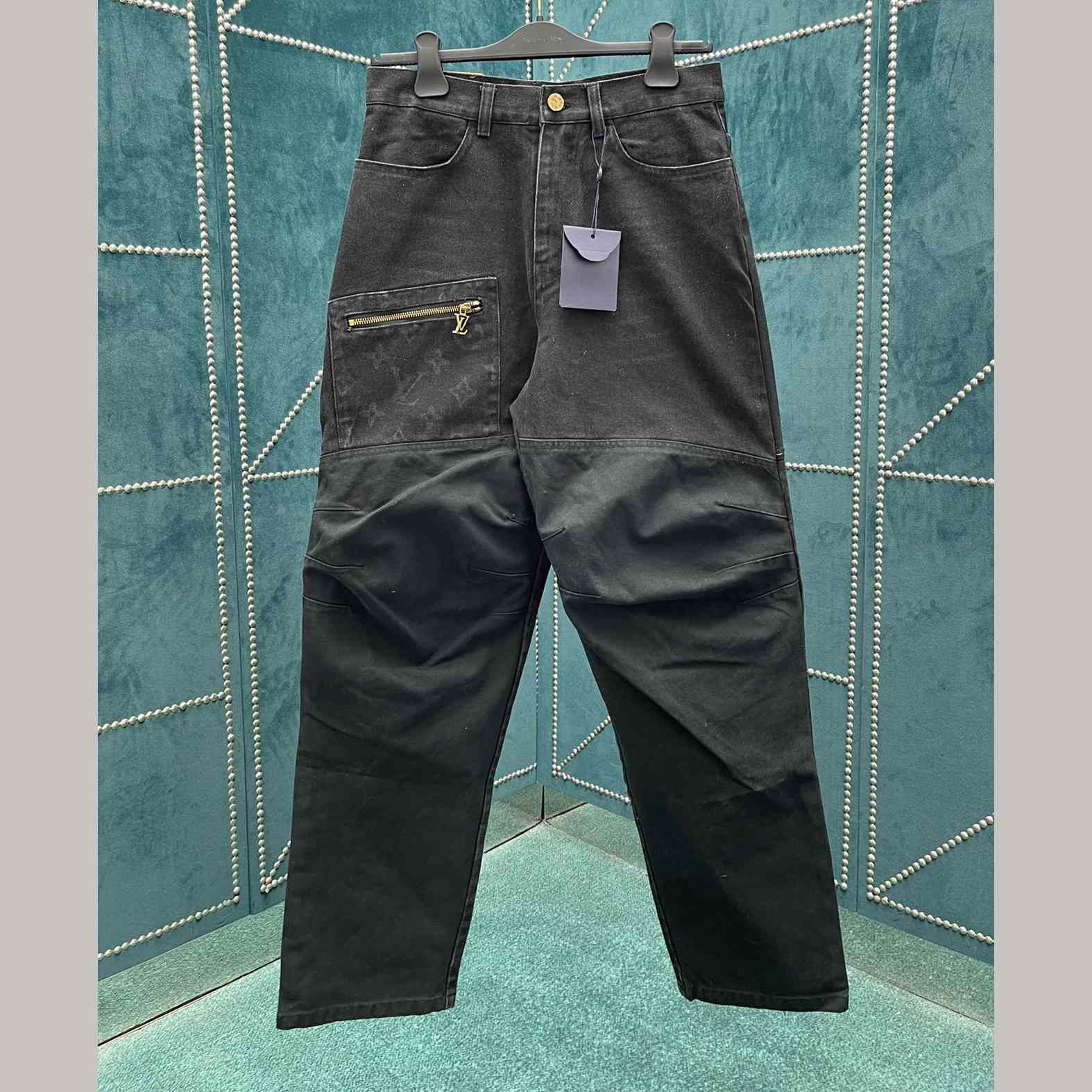 Louis Vuitton Denim Workwear Pants - DesignerGu