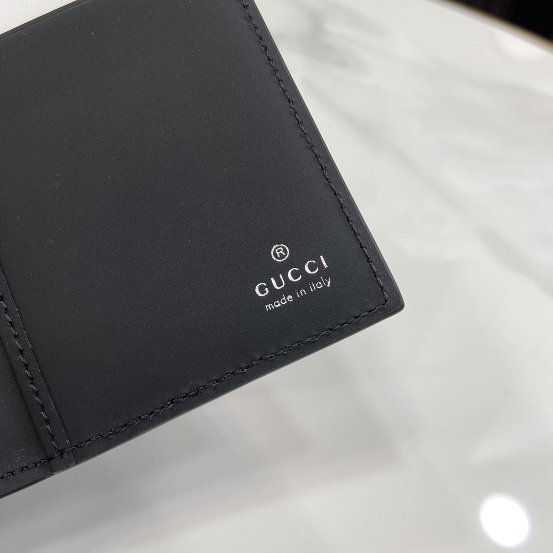 Gucci GG Rubber-effect Long Card Case - DesignerGu