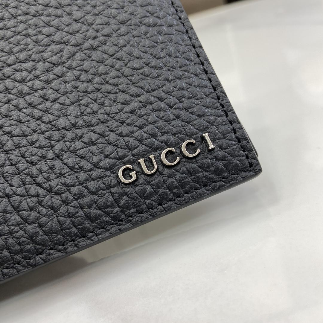 Gucci Bi-fold Wallet With Gucci Logo - DesignerGu