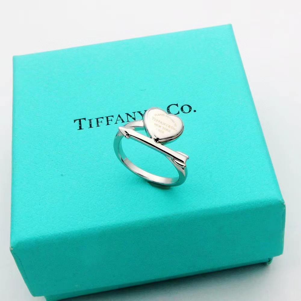 Tiffany&CO Lovestruck Heart Tag Ring - DesignerGu