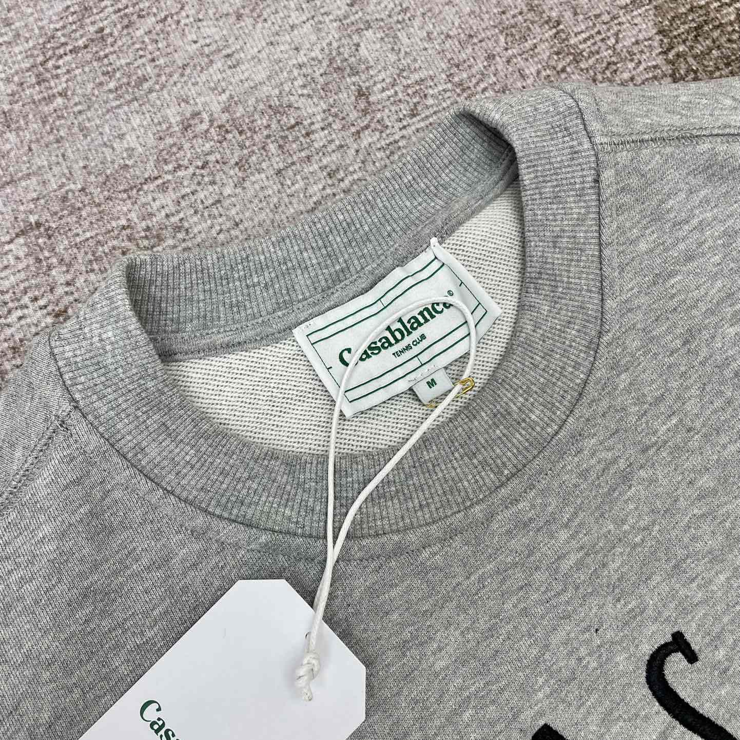 Casablanca Casa Way-embroidered CCotton Sweatshirt - DesignerGu