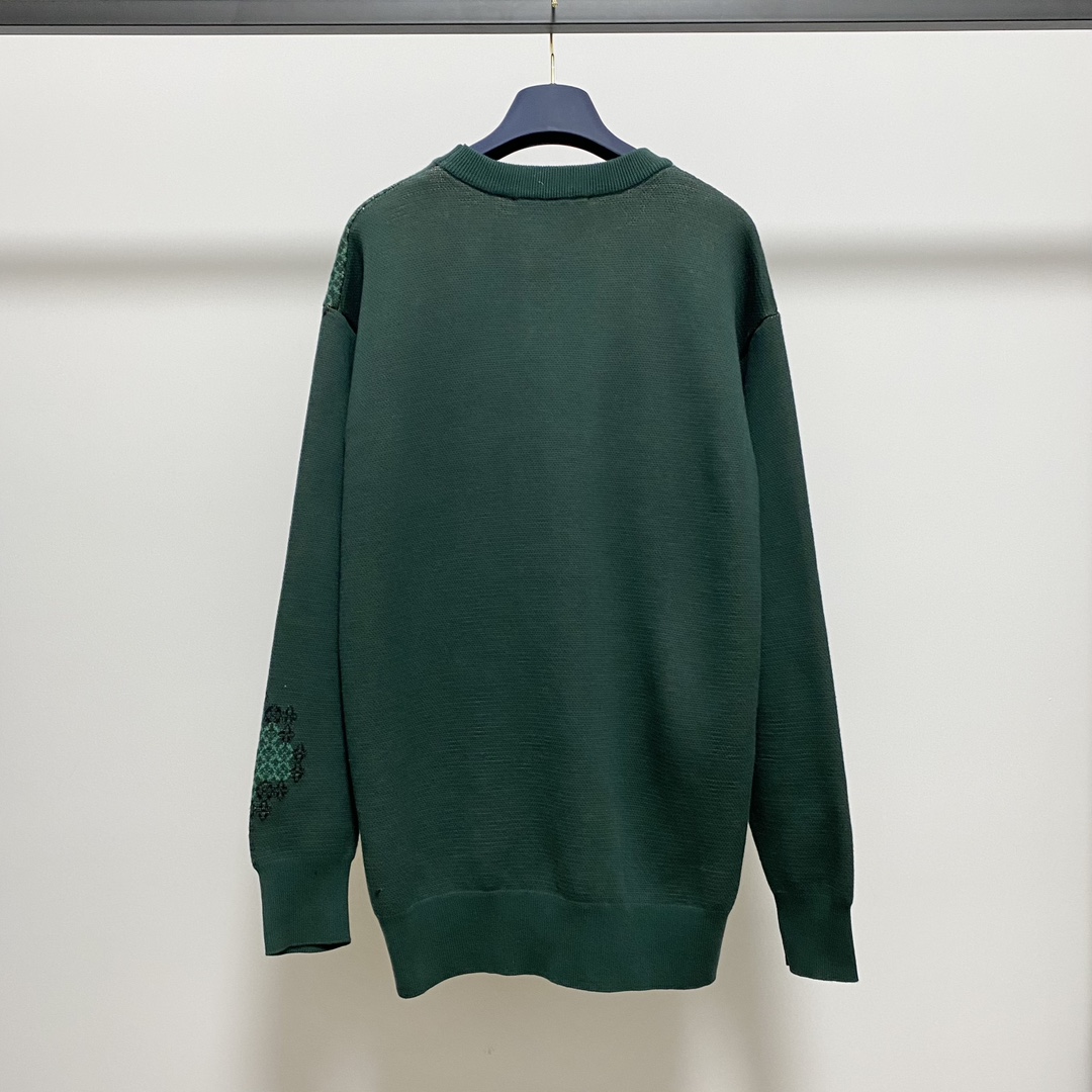 Louis Vuitton Cotton Jacquard Crewneck     1AFIXR - DesignerGu