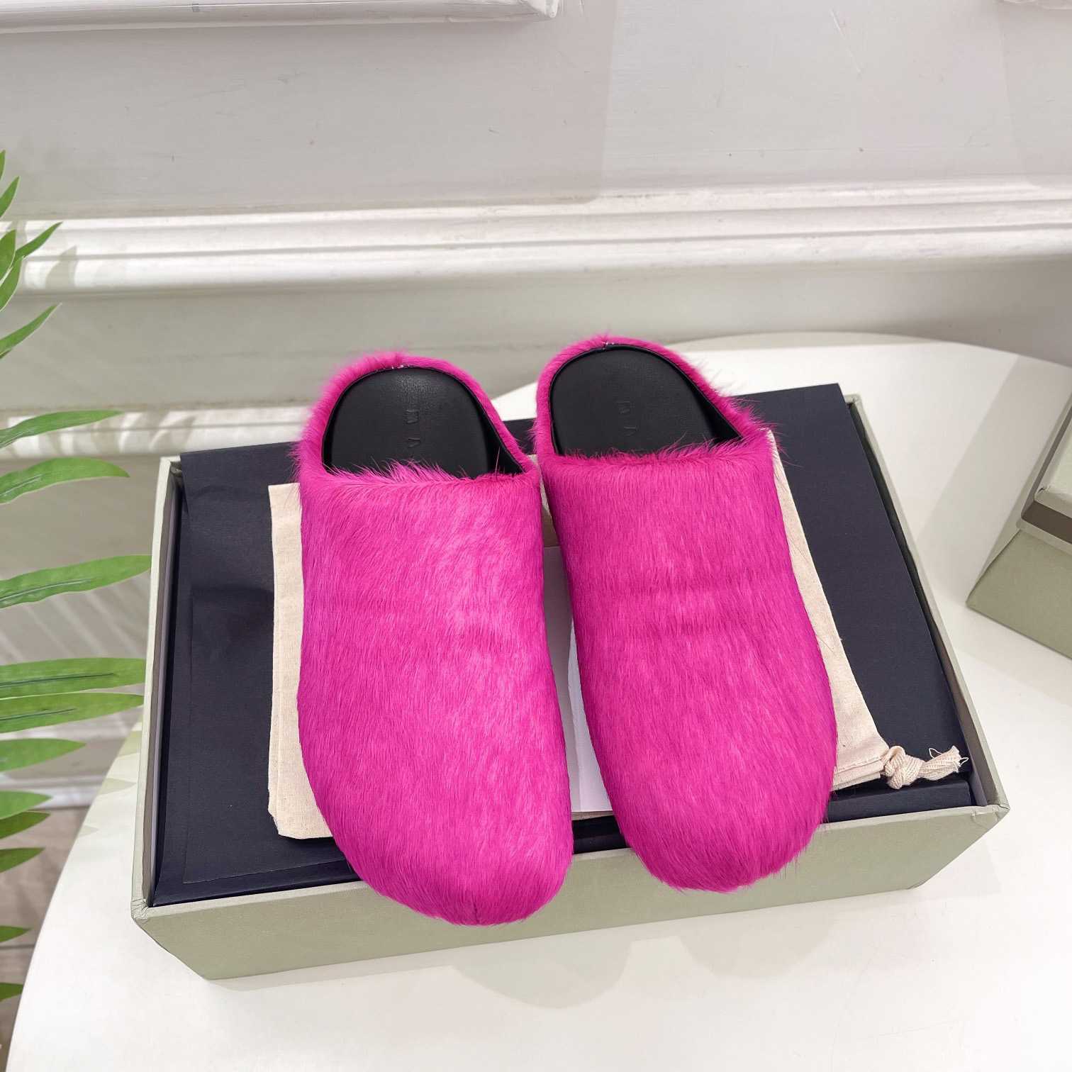 Marni Fussbett Slip-On Flat Mules - DesignerGu