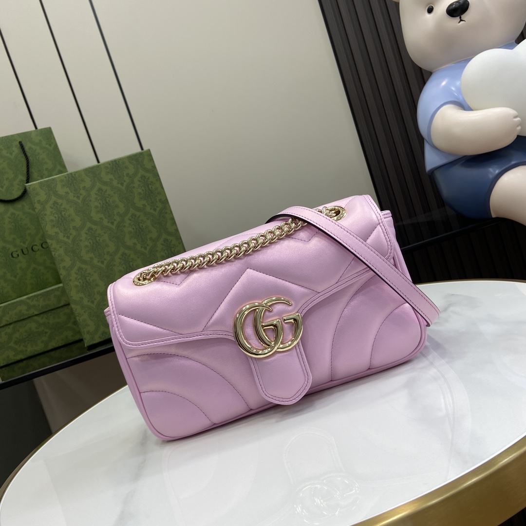 Gucci GG Marmont Small Shoulder Bag - DesignerGu