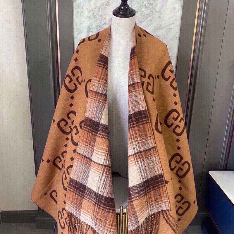 Gucci Reversible Poncho - DesignerGu