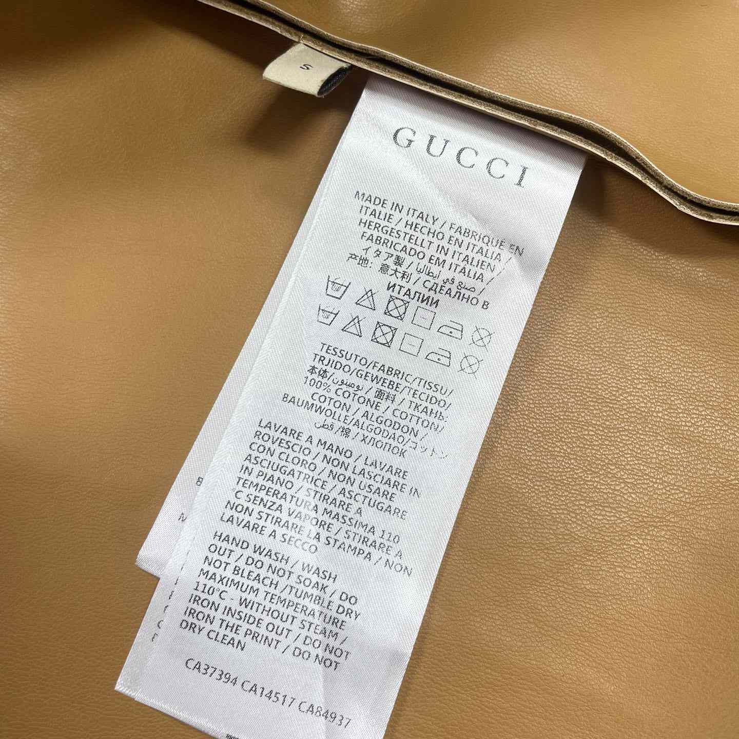 Gucci Suede Shirt With Embroidery  - DesignerGu