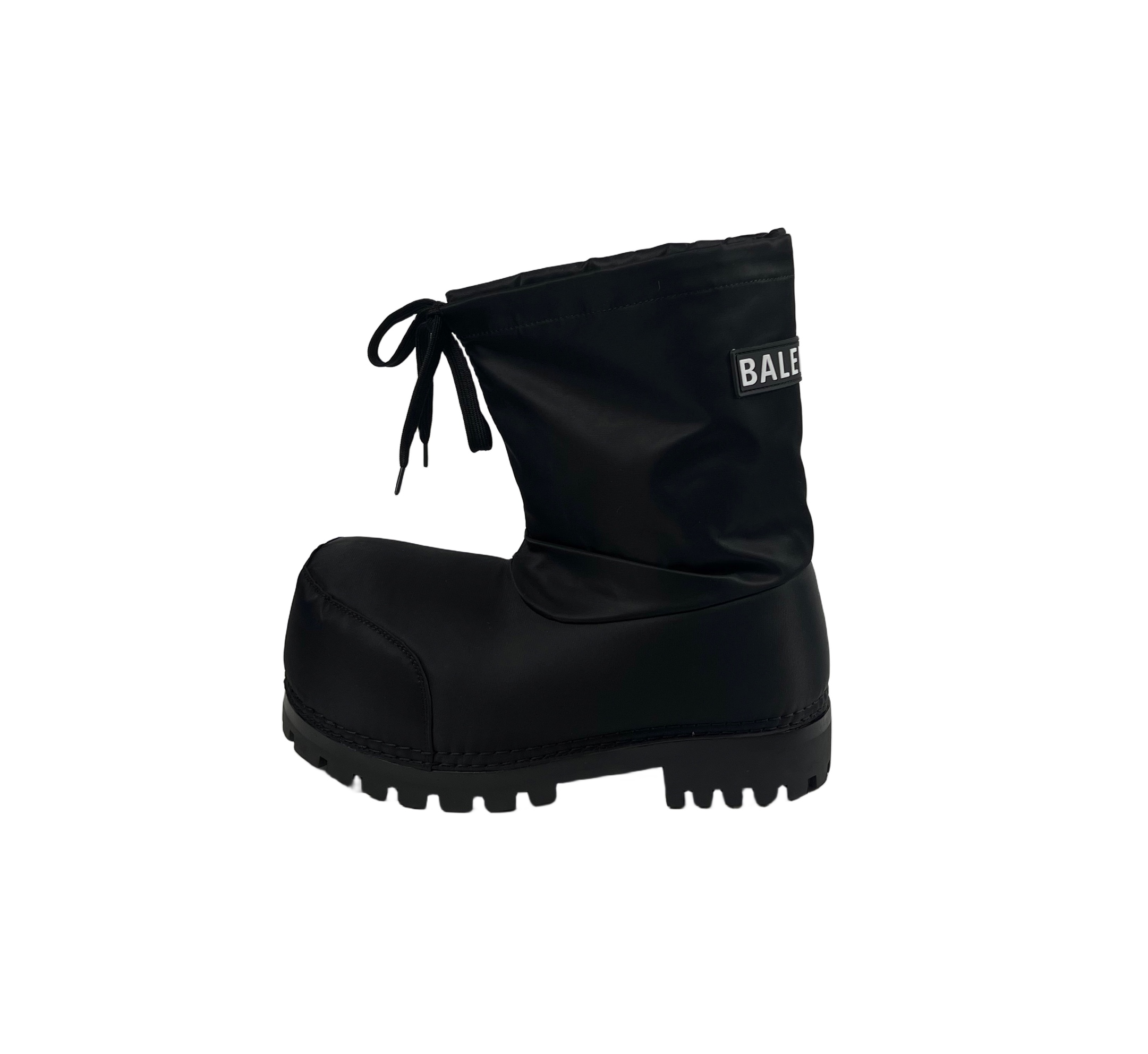 Balenciaga Alaska Low Boot In Black Nylon - DesignerGu