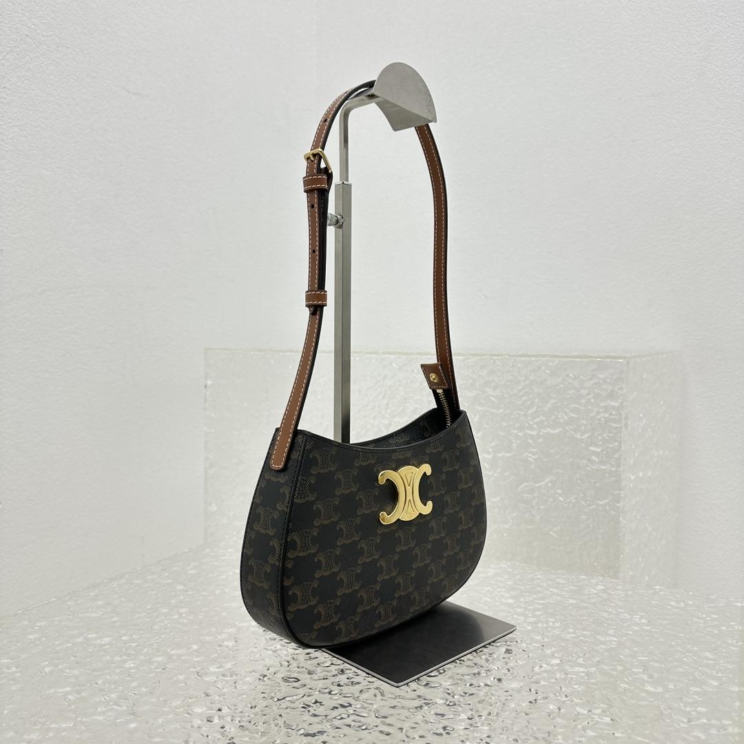 Celine Medium Tilly Bag In Shiny Calfskin - DesignerGu