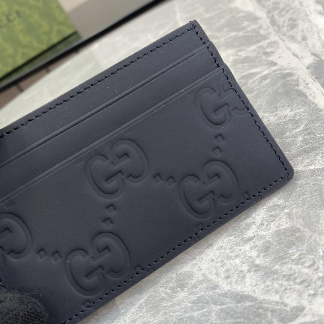 Gucci GG Rubber-effect Card Case - DesignerGu