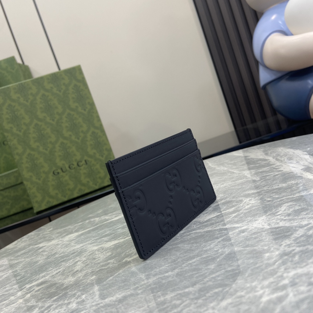 Gucci GG Rubber-effect Card Case - DesignerGu