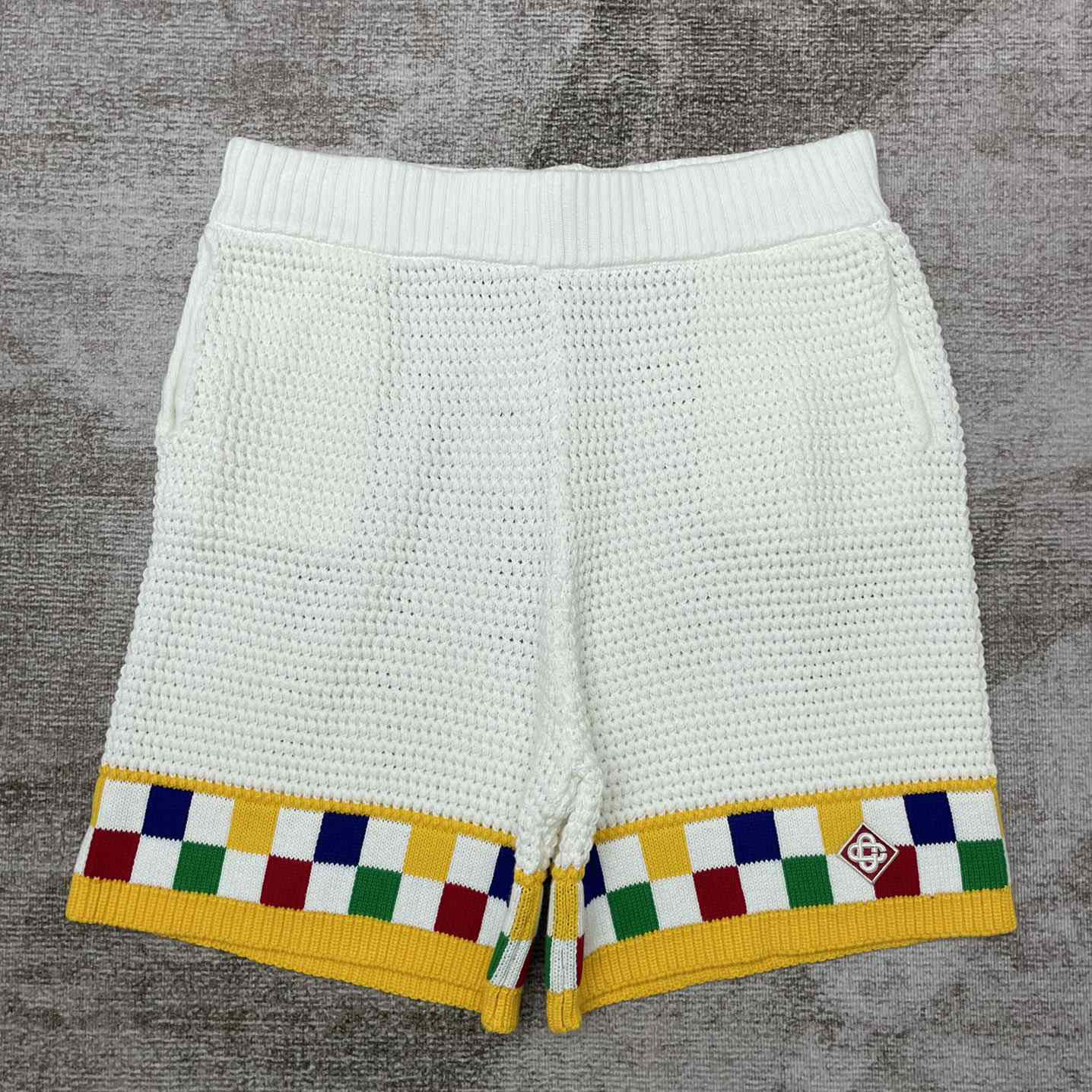 Casablanca Crochet-knit Cotton Shorts  - DesignerGu