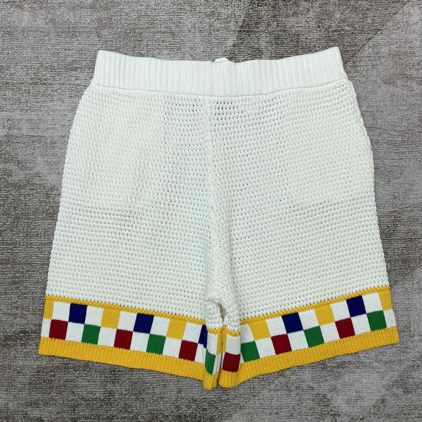 Casablanca Crochet-knit Cotton Shorts  - DesignerGu