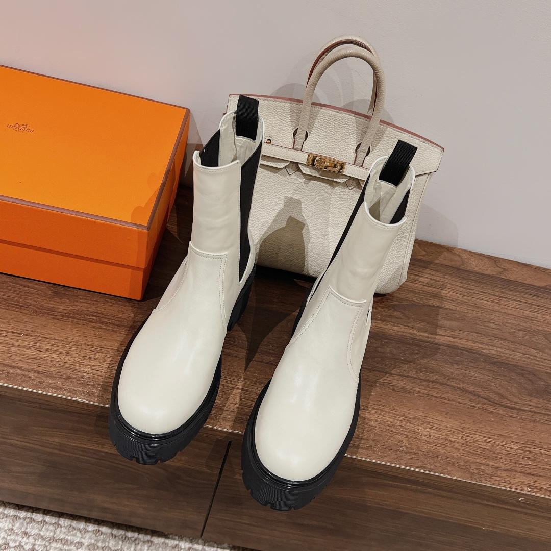 Hermes Harrow Ankle Boot - DesignerGu