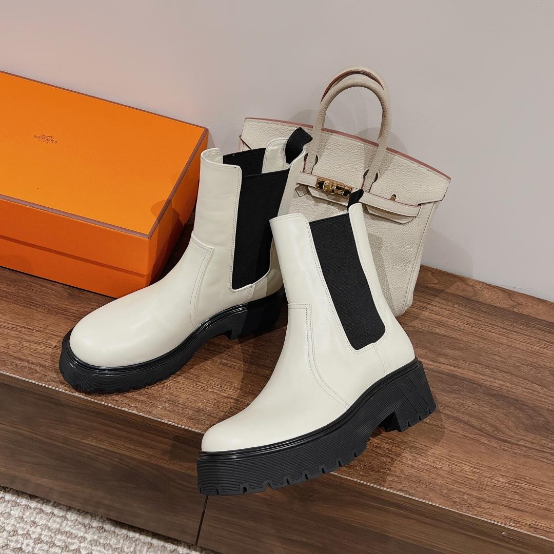 Hermes Harrow Ankle Boot - DesignerGu