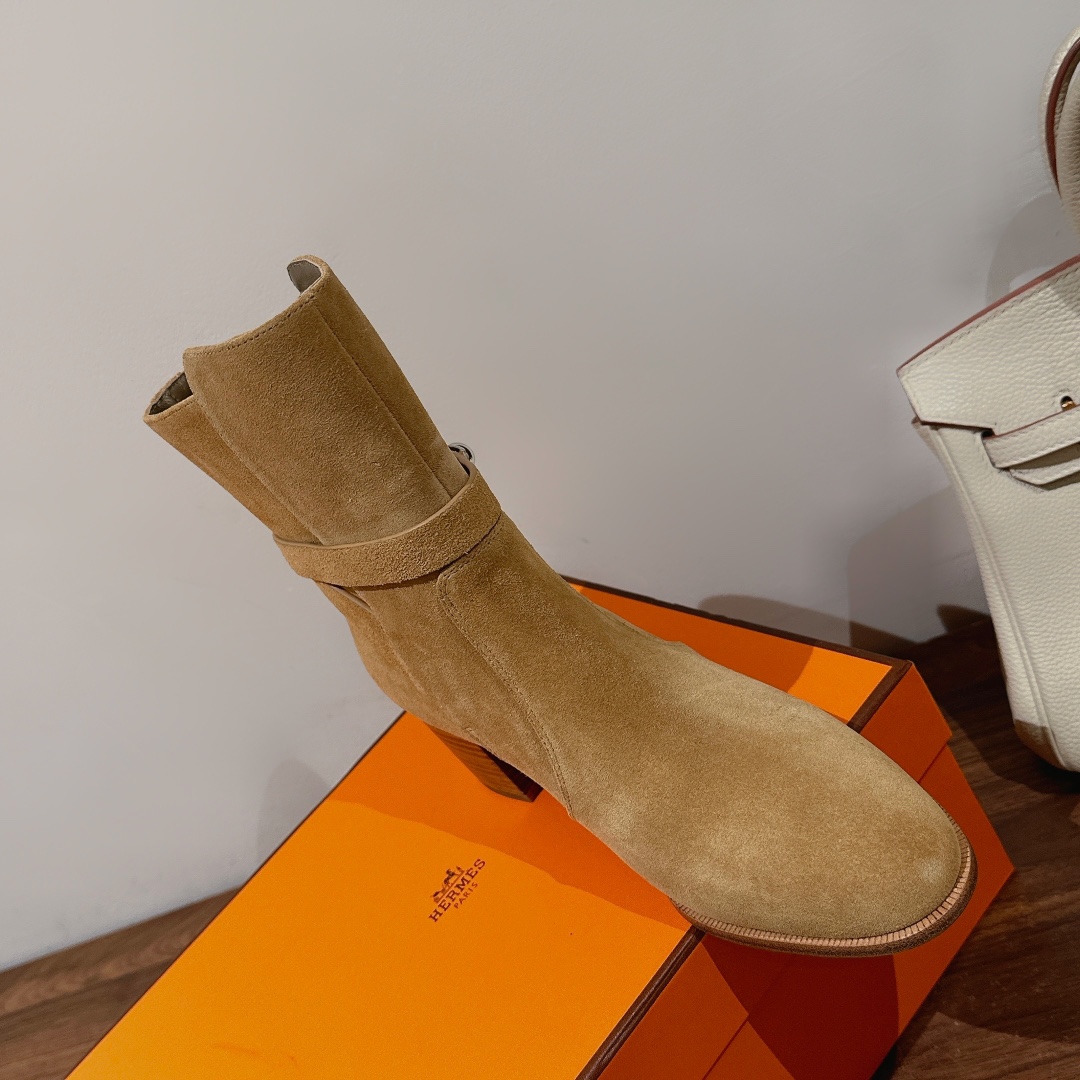 Hermes Frenchie 50 Ankle Boot - DesignerGu