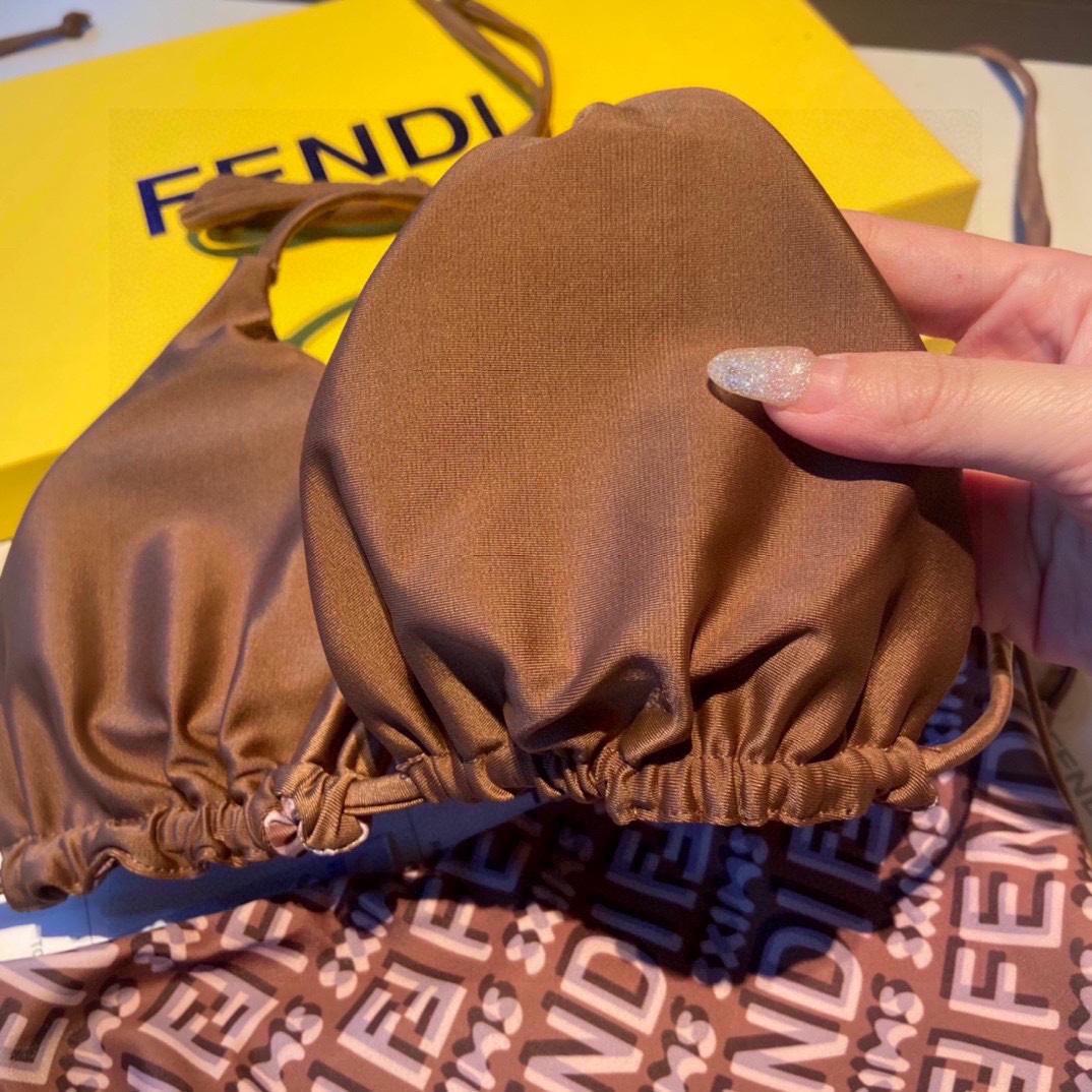 Fendi Logo Two-Pieces Bikini - DesignerGu