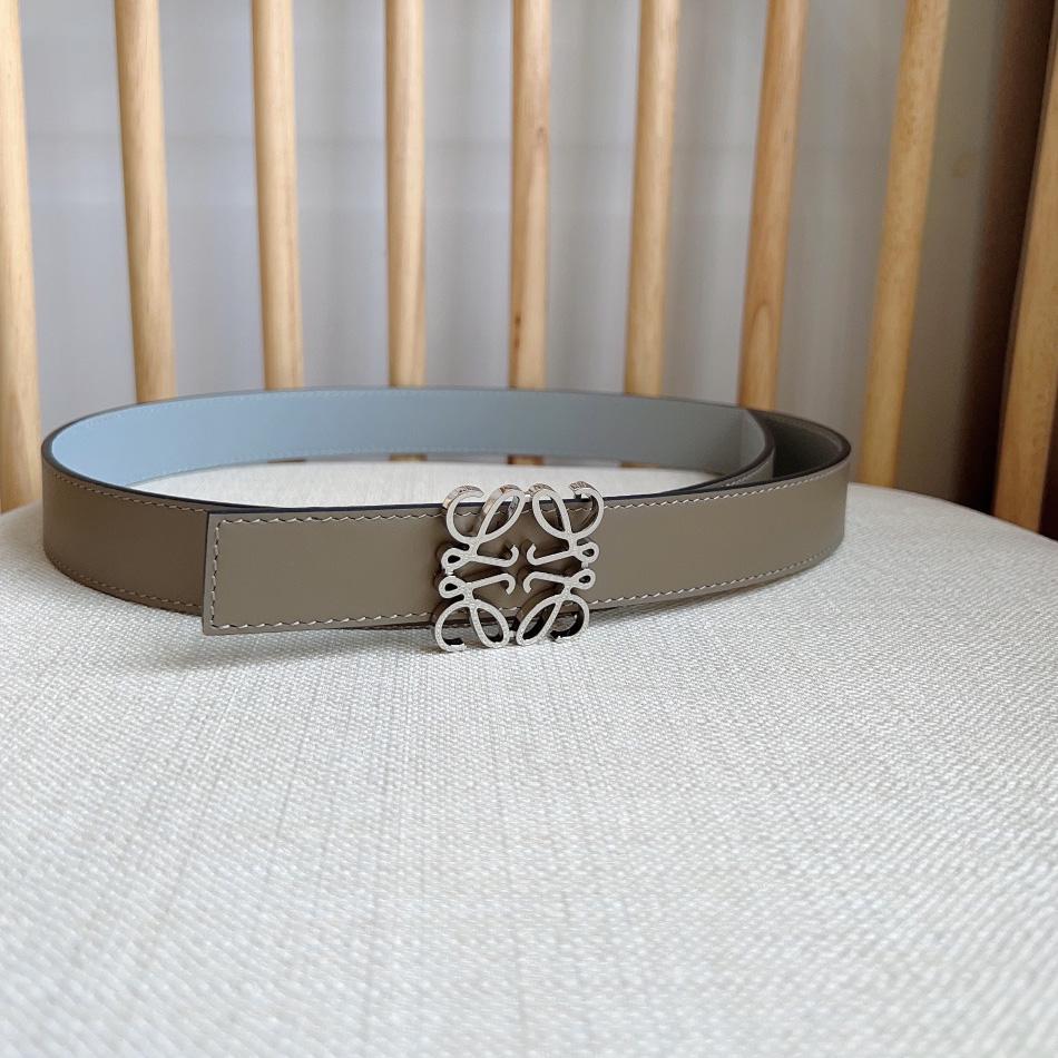 Loewe Reversible Anagram Belt In Smooth Calfskin - DesignerGu