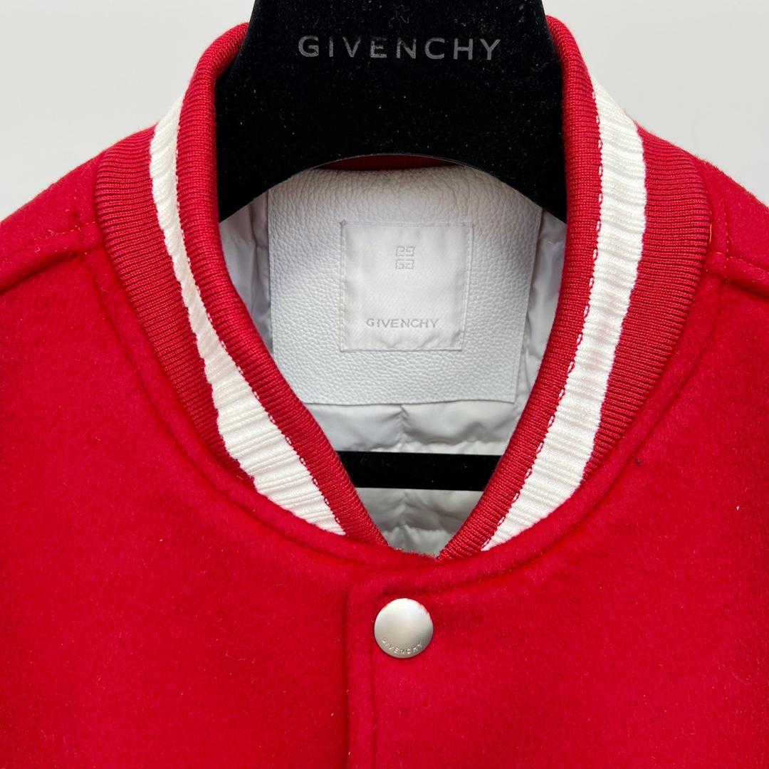 Givenchy Varsity Jacket In Wool And Leather - DesignerGu