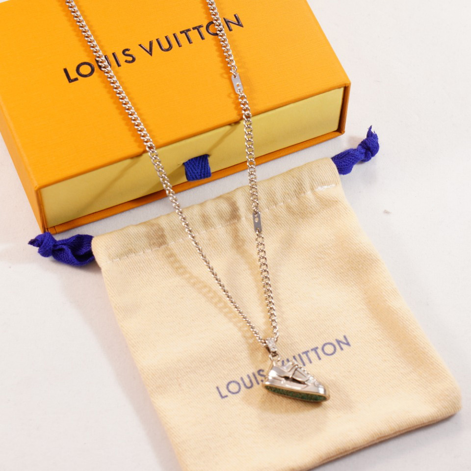 Louis Vuitton LV Trainer Strass Necklace    M01388 - DesignerGu