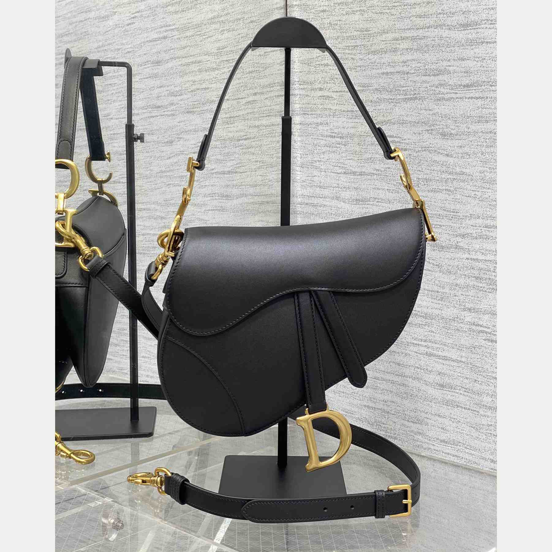 Dior Saddle Bag With Strap  (24×6×18cm) - DesignerGu