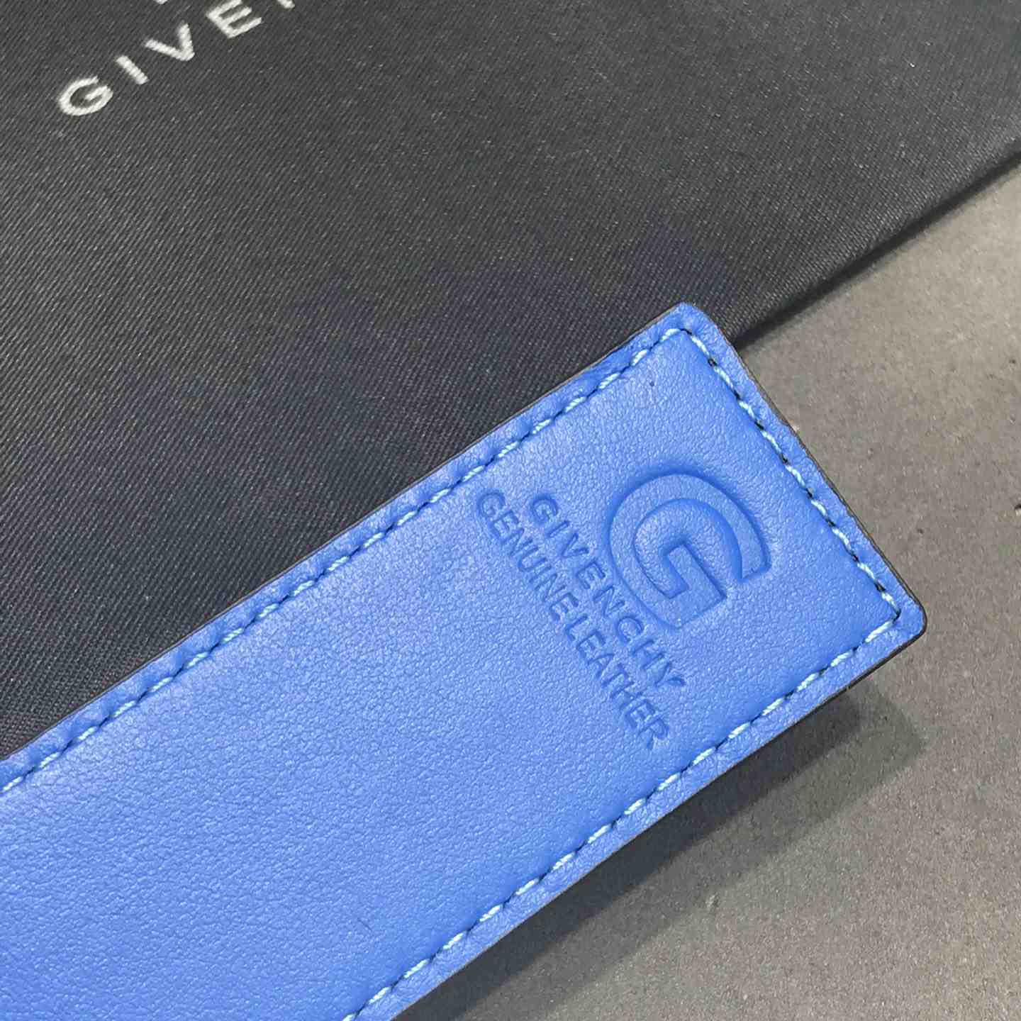 Givenchy 4G Reversible Belt In Leather And 4G Coated Canvas - DesignerGu