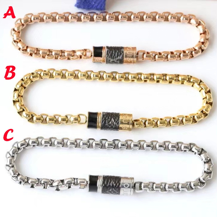 Louis Vuitton Monogram Chain Bracelet     M63107 - DesignerGu