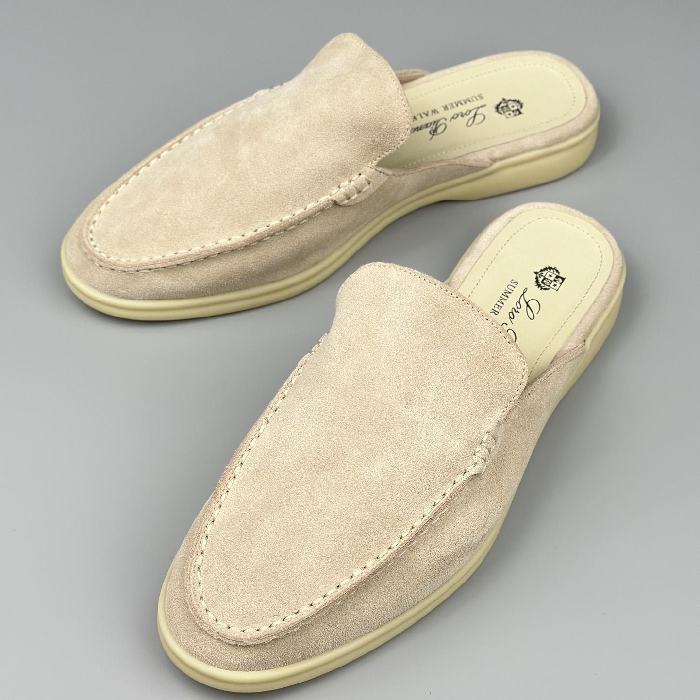 Loro Piana Babouche Walk Loafers - DesignerGu