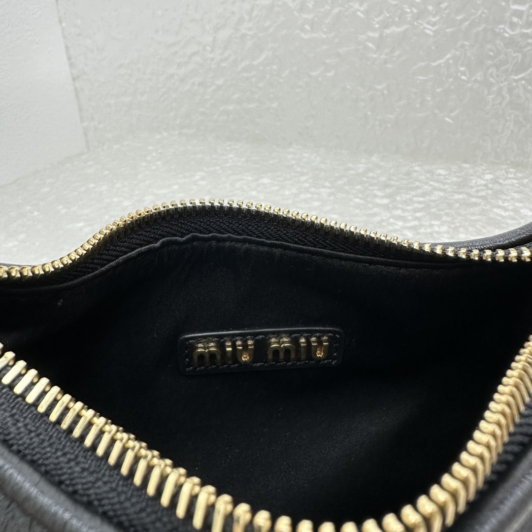 Miu Miu Leather Hobo Bag - DesignerGu