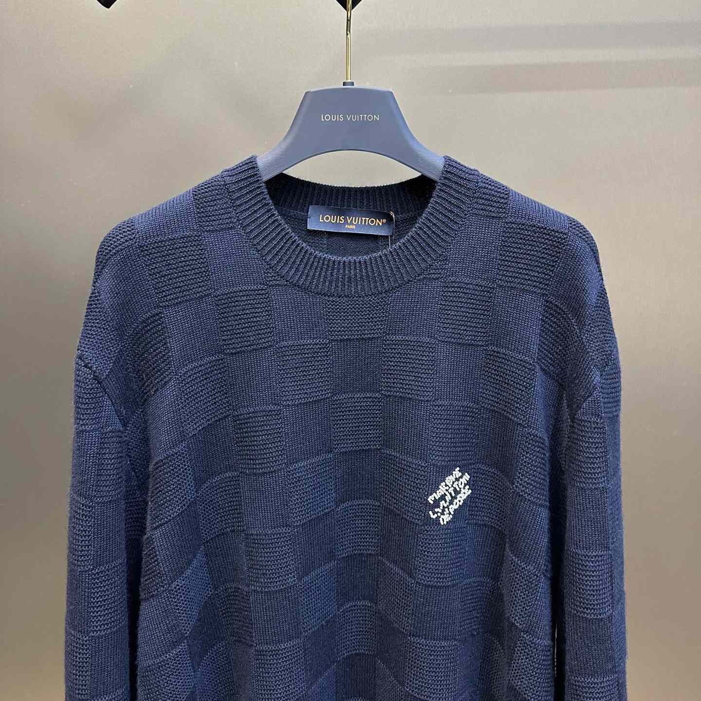 Louis Vuitton Damier Pullover With Pearl Signature   1AFIVJ - DesignerGu