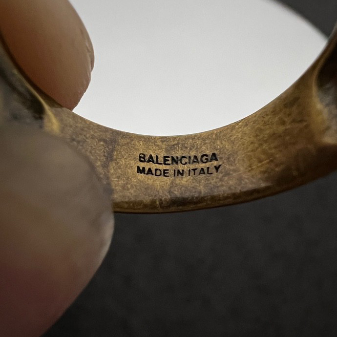 Balenciaga Icon Signet Ring  - DesignerGu