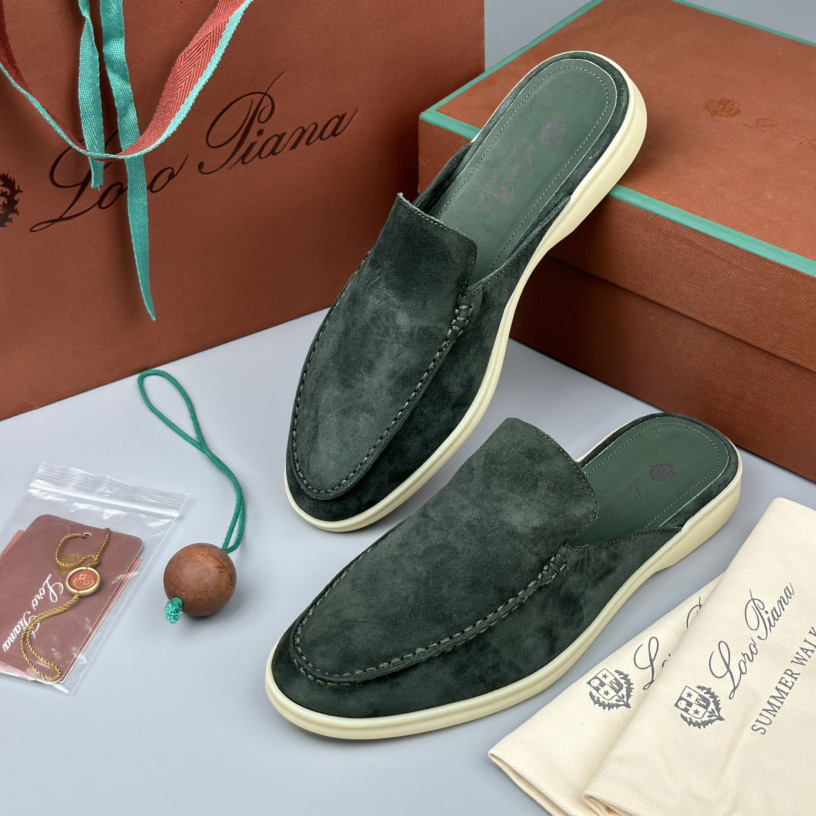 Loro Piana Babouche Walk Loafers - DesignerGu