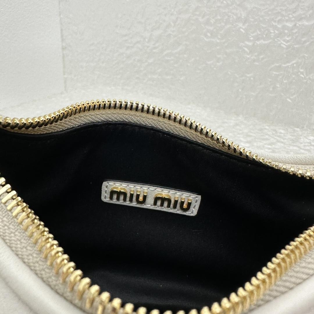 Miu Miu Leather Hobo Bag - DesignerGu