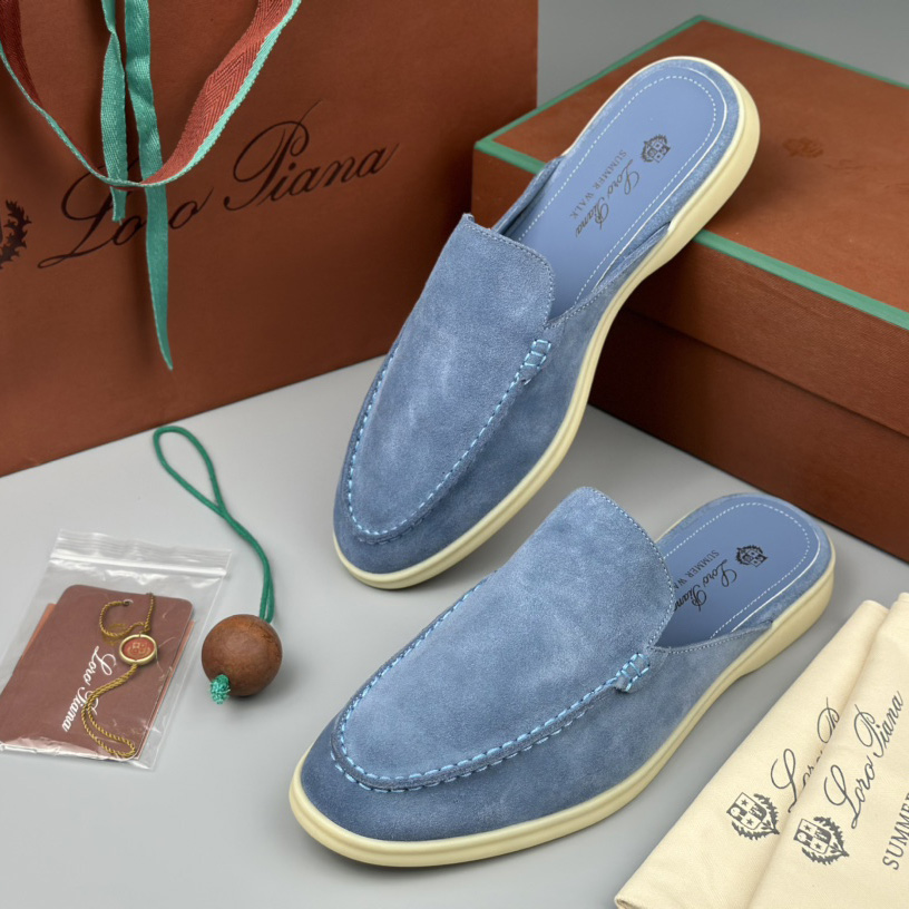 Loro Piana Babouche Walk Loafers - DesignerGu