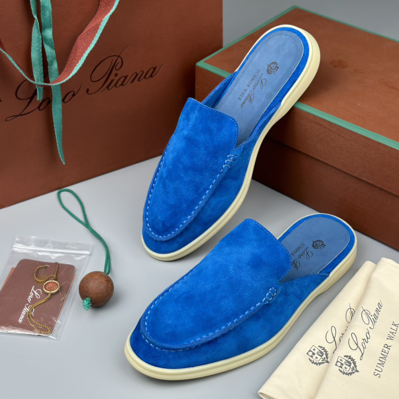 Loro Piana Babouche Walk Loafers - DesignerGu