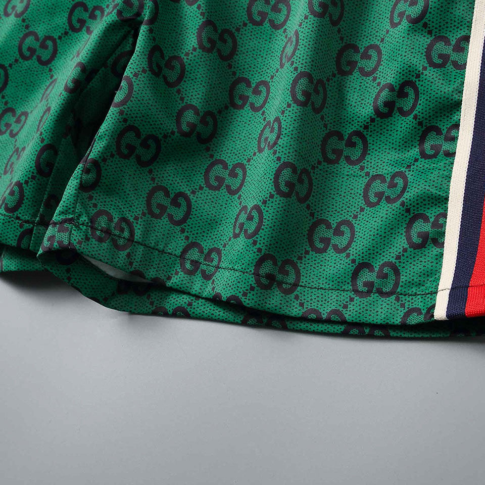 Gucci GG Cotton Shorts With Web - DesignerGu