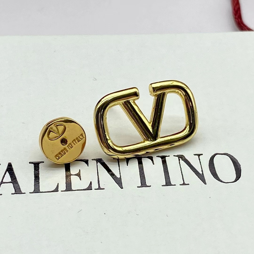 Valenti VLogo Earrings - DesignerGu