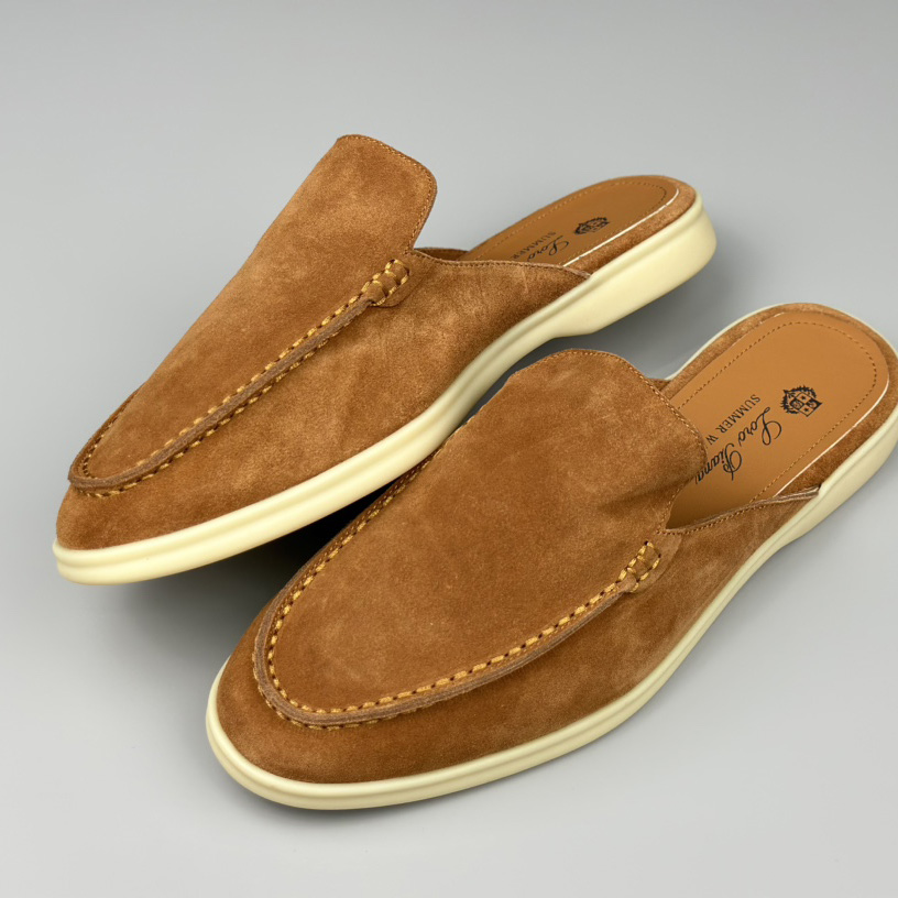 Loro Piana Babouche Walk Loafers - DesignerGu