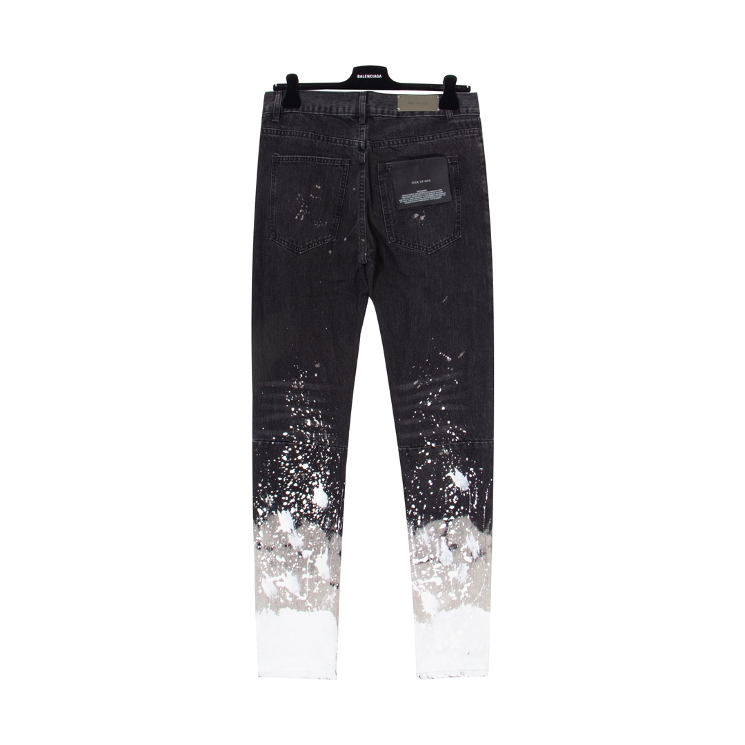 Fear Of God Denim Zip Detail Painters Selvedge Jeans - DesignerGu